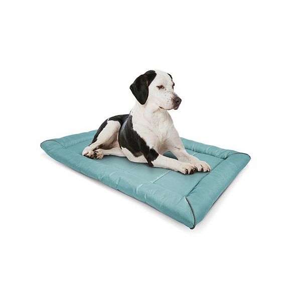 Precious Tails Extra Touch Crate Mat - Aqua (MEDIUM)