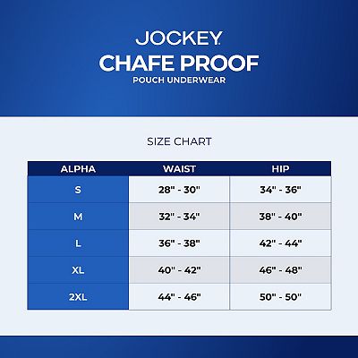 Ralph lauren underwear size chart hot sale