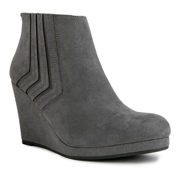 Kohls wedge hot sale booties