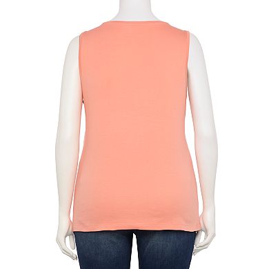 Plus Size Croft & Barrow® Essential Tank