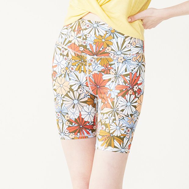 Juniors SO Sporty High Waisted Biker Shorts