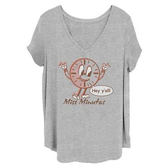 Juniors' Plus Size Marvel Loki Miss Minutes Poster Tee