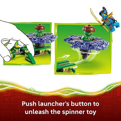 LEGO NINJAGO Nya vs. Mutation Monster Spinner 71849 Building Kit
