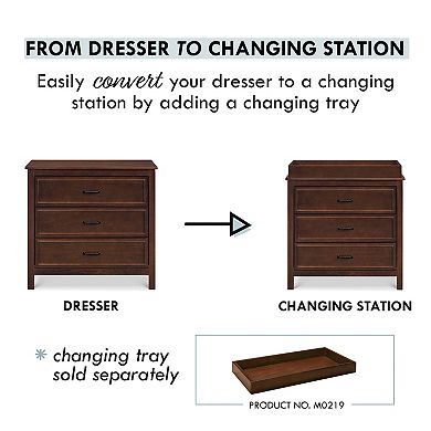 DaVinci Charlie 3-Drawer Dresser