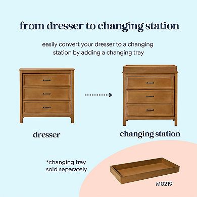 DaVinci Charlie 3-Drawer Dresser