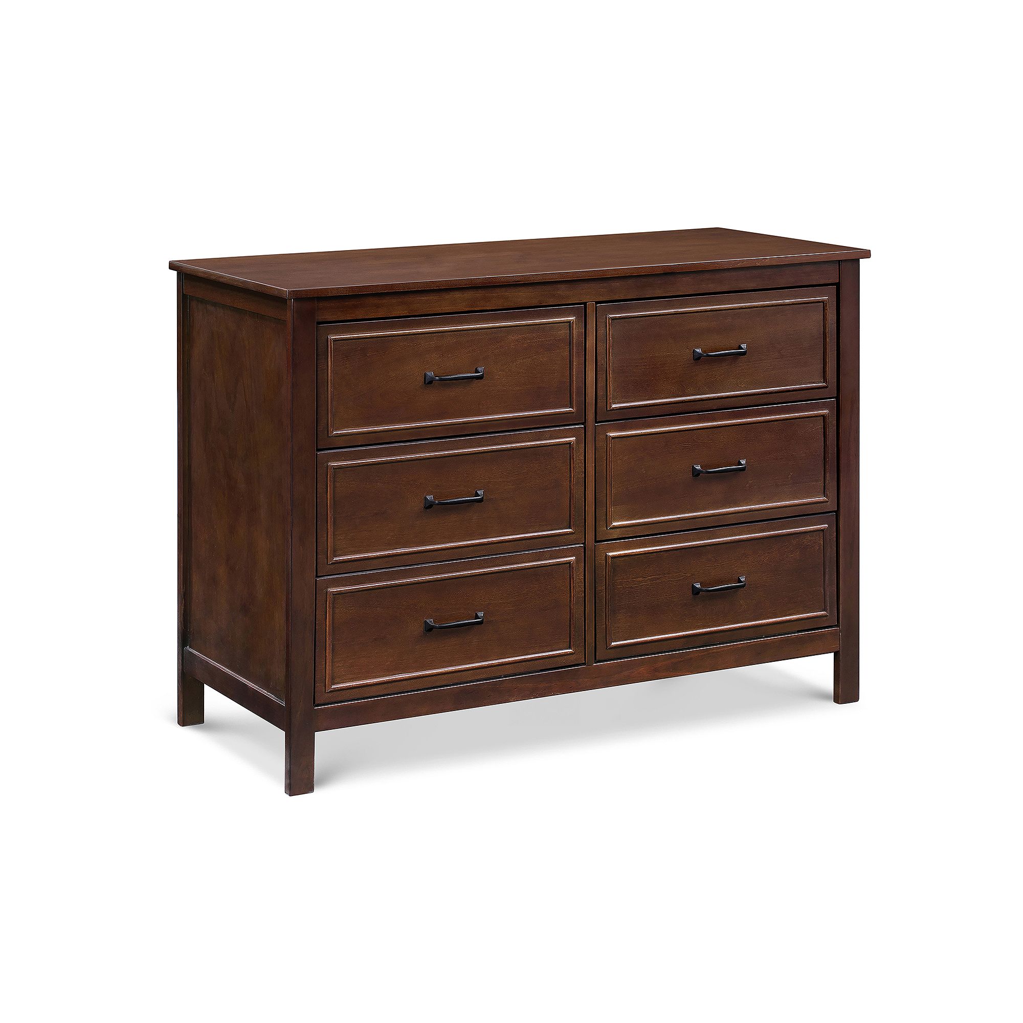 daVinci Charlie 6-Drawer Double Dresser, Brown