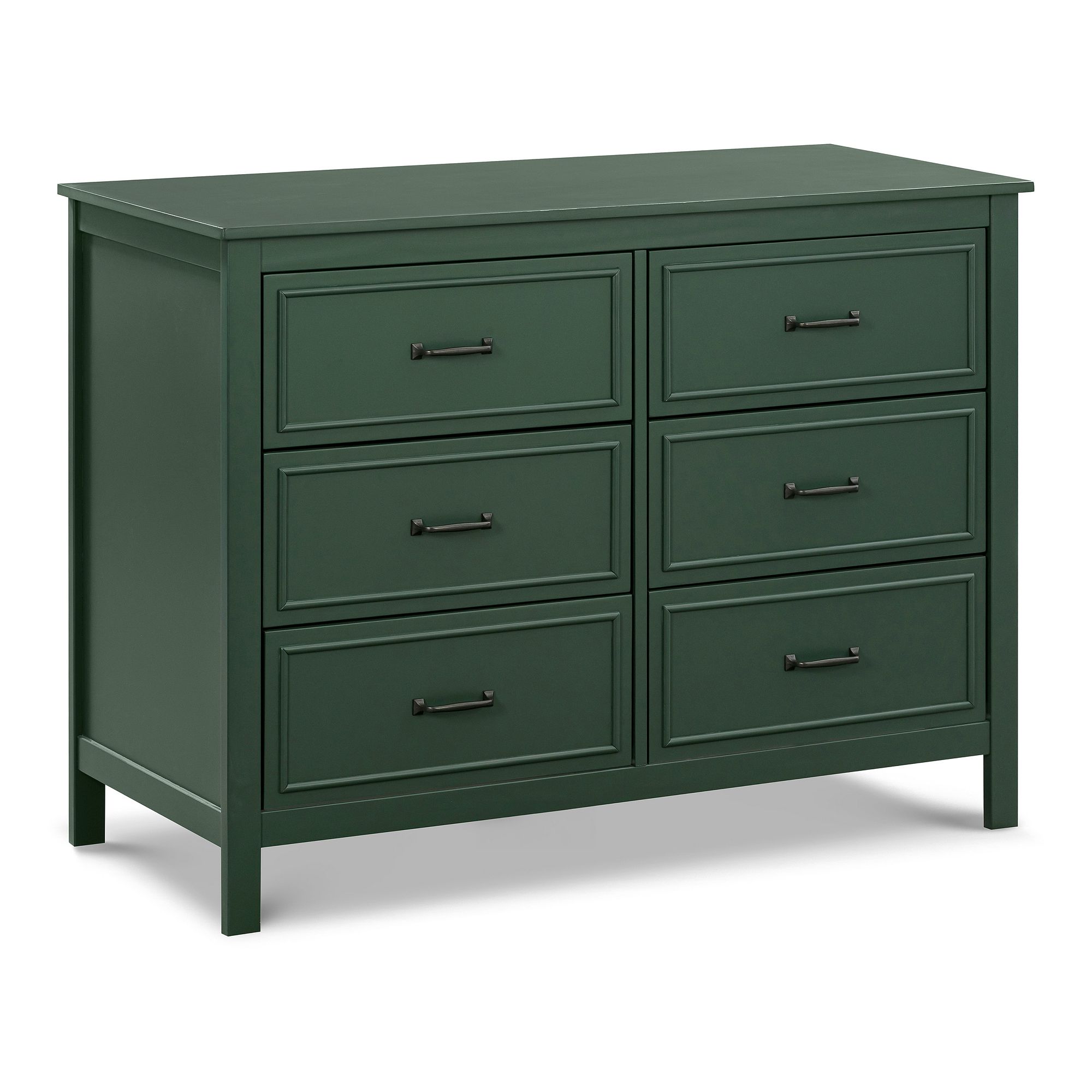 daVinci Charlie 6-Drawer Double Dresser, Green Green