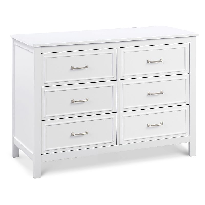 19512506 DaVinci Charlie 6-Drawer Double Dresser, White sku 19512506