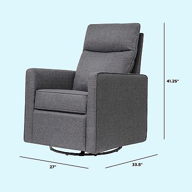 DaVinci Gabby Pillowback Swivel Glider