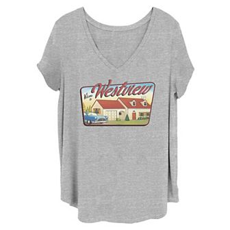 Juniors' Plus Size Marvel WandaVision Welcome to Westview Tee