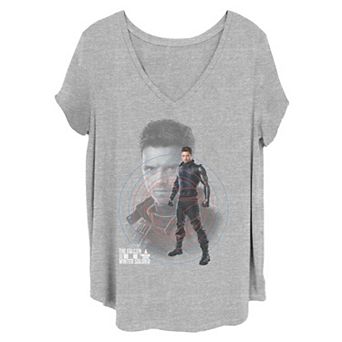 Juniors' Plus Size Marvel The Falcon And The Winter Soldier Hero Tee