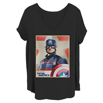 Juniors' Plus Size Marvel The Falcon And The Winter Soldier John F. Walker Tee