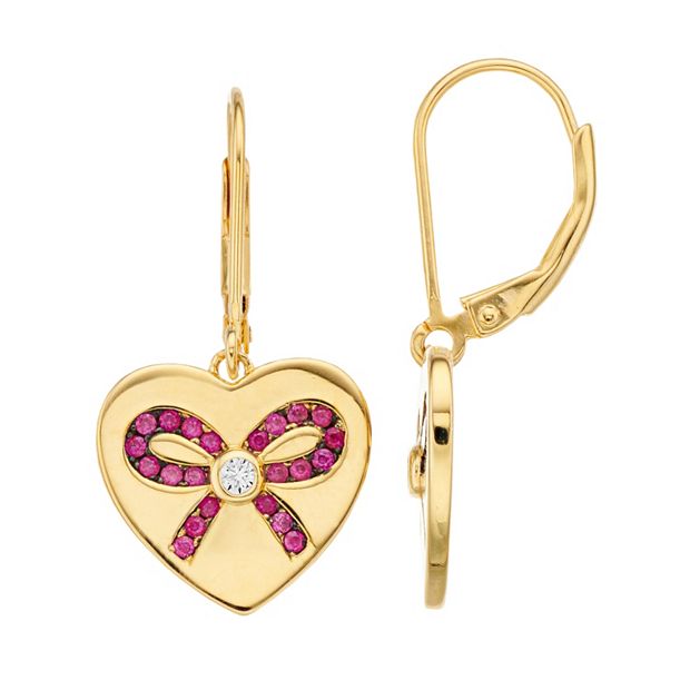 Kohls hot sale heart earrings