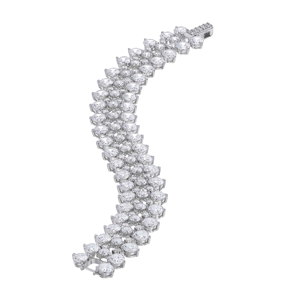 Cubic Zirconia Statement Micro Setting Bracelet