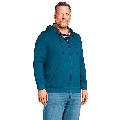 Big & Tall Lands' End Serious Sweats Sherpa Fleece Full-Zip Hoodie