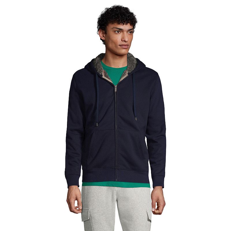 64111843 Big & Tall Lands End Serious Sweats Sherpa Fleece  sku 64111843