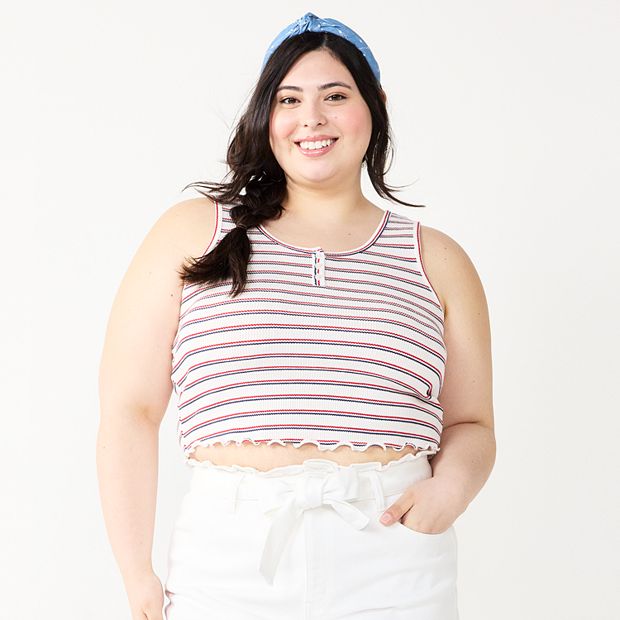 Kohls plus store size tank tops