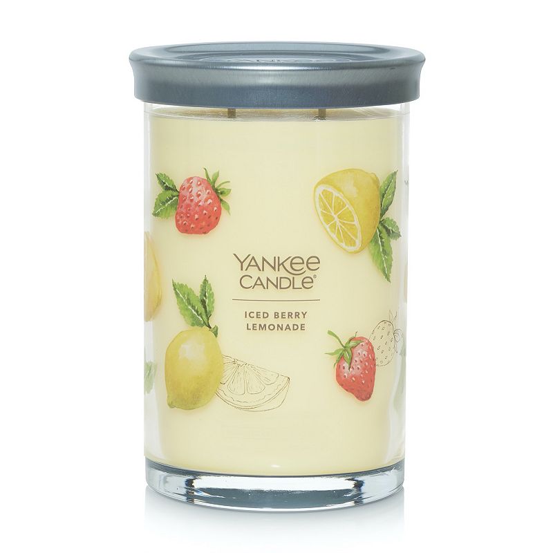 UPC 192833154088 product image for Yankee Candle Iced Berry Lemonade Signature Large Tumbler Candle, Yellow | upcitemdb.com