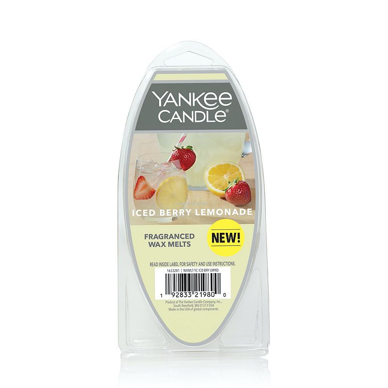Yankee Candle Iced Berry Lemonade Wax Melt 6-piece Set, Yellow