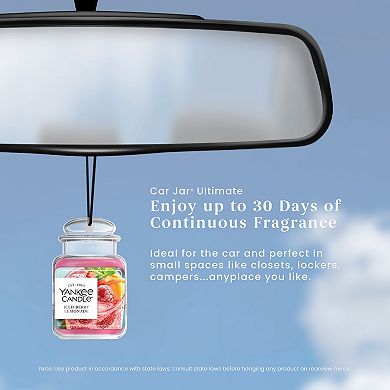 Yankee Candle Iced Berry Lemonade Car Jar Ultimate Air Freshener