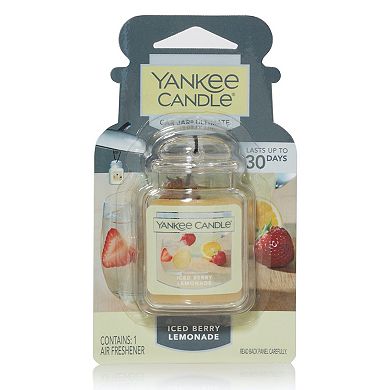 Yankee Candle Iced Berry Lemonade Car Jar Ultimate Air Freshener