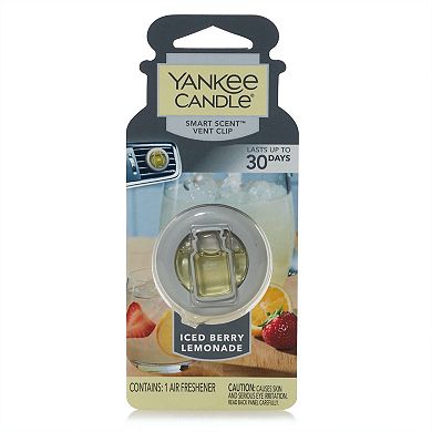 Yankee Candle Iced Berry Lemonade Smart Scent Car Vent Clip