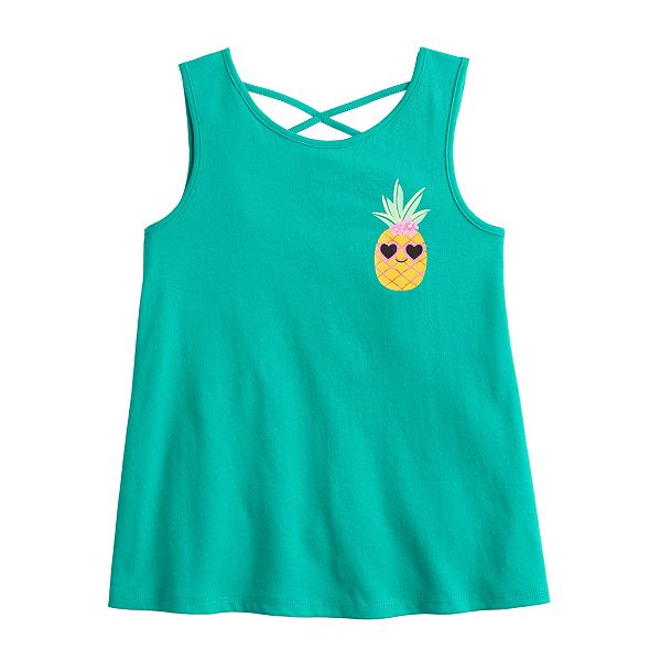 Girls 4-12 Jumping Beans® Crisscross Back Summer Tank Top