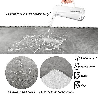 Pet Adobe Waterproof 60" x 70" 250 GSM Flannel Pet Throw Blanket
