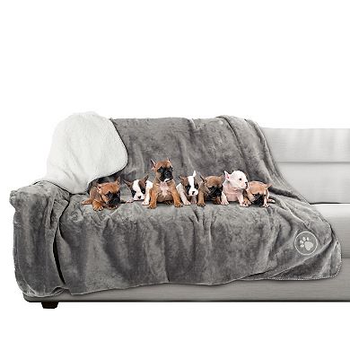 Pet Adobe Waterproof 60" x 70" 250 GSM Flannel Pet Throw Blanket