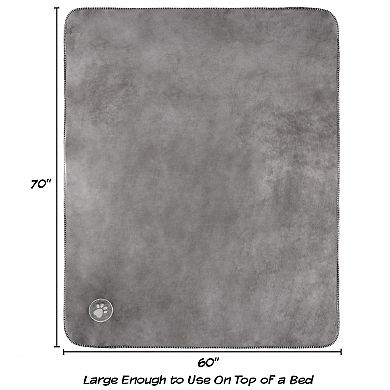 Pet Adobe Waterproof 60" x 70" 250 GSM Flannel Pet Throw Blanket