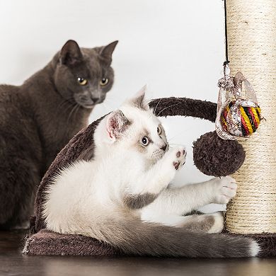 Pet Adobe 5-Tier Cat Tower & Kitty Condo