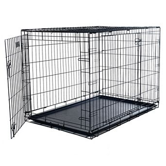 Pet Adobe Large 2-Door Foldable Dog Crate