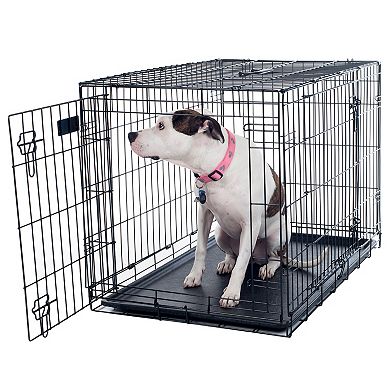 Pet Adobe Large 2-Door Foldable Dog Crate