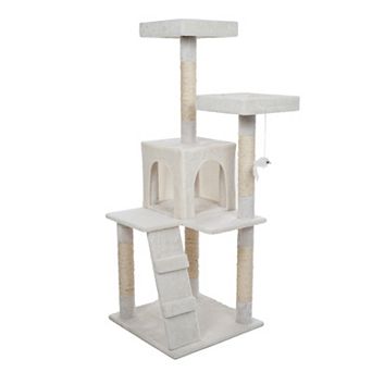 Pet Adobe Multi-Level Cat Tree House