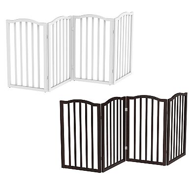 Pet Adobe Freestanding Scallop Top Pet Gate