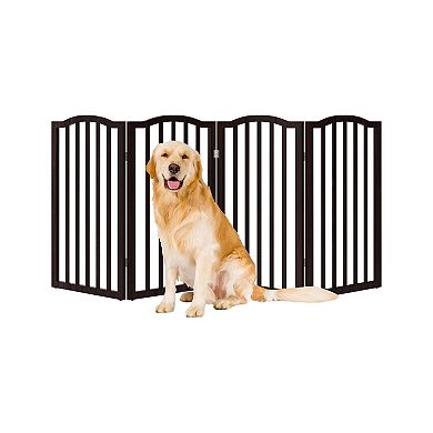 Pet Adobe Freestanding Scallop Top Pet Gate