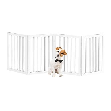 Pet Adobe Freestanding 4 Panel Pet Gate