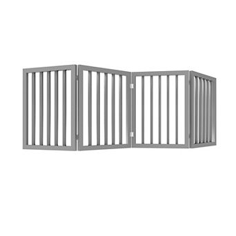 Pet Adobe Freestanding 4 Panel Folding Pet Gate