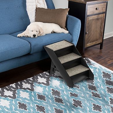 Pet Adobe 3-Step Wood Folding Pet Stairs