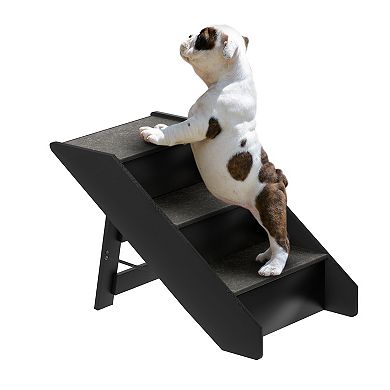 Pet Adobe 3-Step Wood Folding Pet Stairs