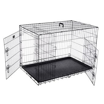 Pet Adobe Portable Folding Wire Dog Crate