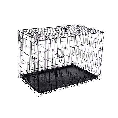 Pet Adobe Portable Folding Wire Dog Crate