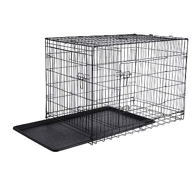 Pet Adobe Portable Folding Wire Dog Crate