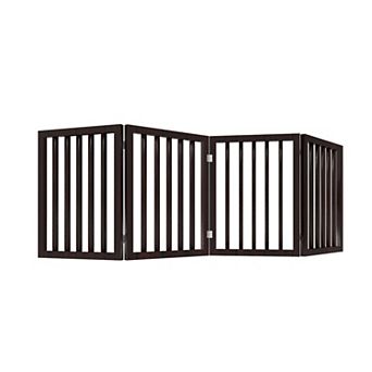 Pet Adobe Freestanding 4 Panel Pet Gate
