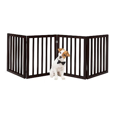 Pet Adobe Freestanding 4 Panel Pet Gate