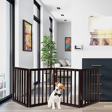 Pet Adobe Freestanding 4 Panel Pet Gate