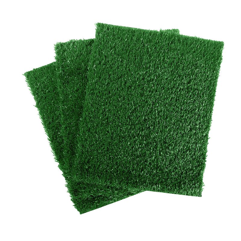 Pet Adobe Artificial Grass Replacement Mats - 23 x 18.5, Green