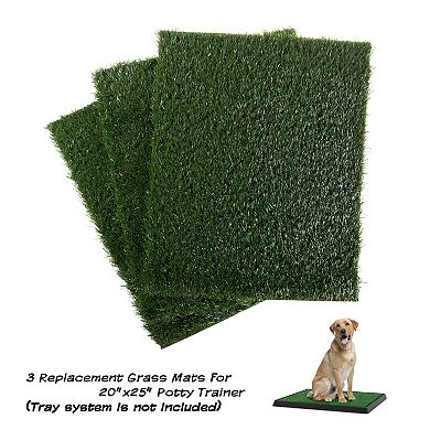 Pet Adobe Artificial Grass Replacement Mats - 23 x 18.5