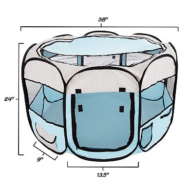 Pet Adobe Portable Pop-Up Pet Playpen