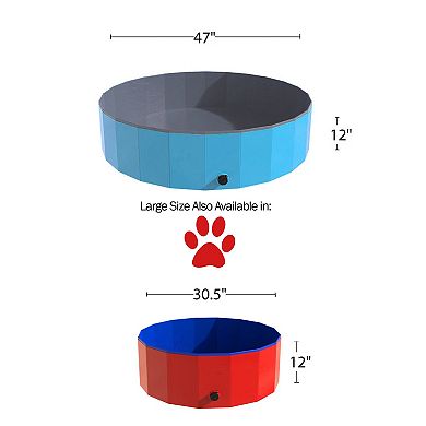 Pet Adobe Foldable Pool for Dogs & Kids